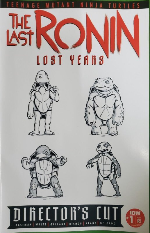 TMNT: The Last Ronin Lost Years #1 (Director's Cut 1:10 Variant)
